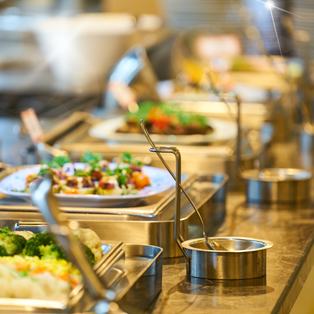 Weihnachtliches Buffet